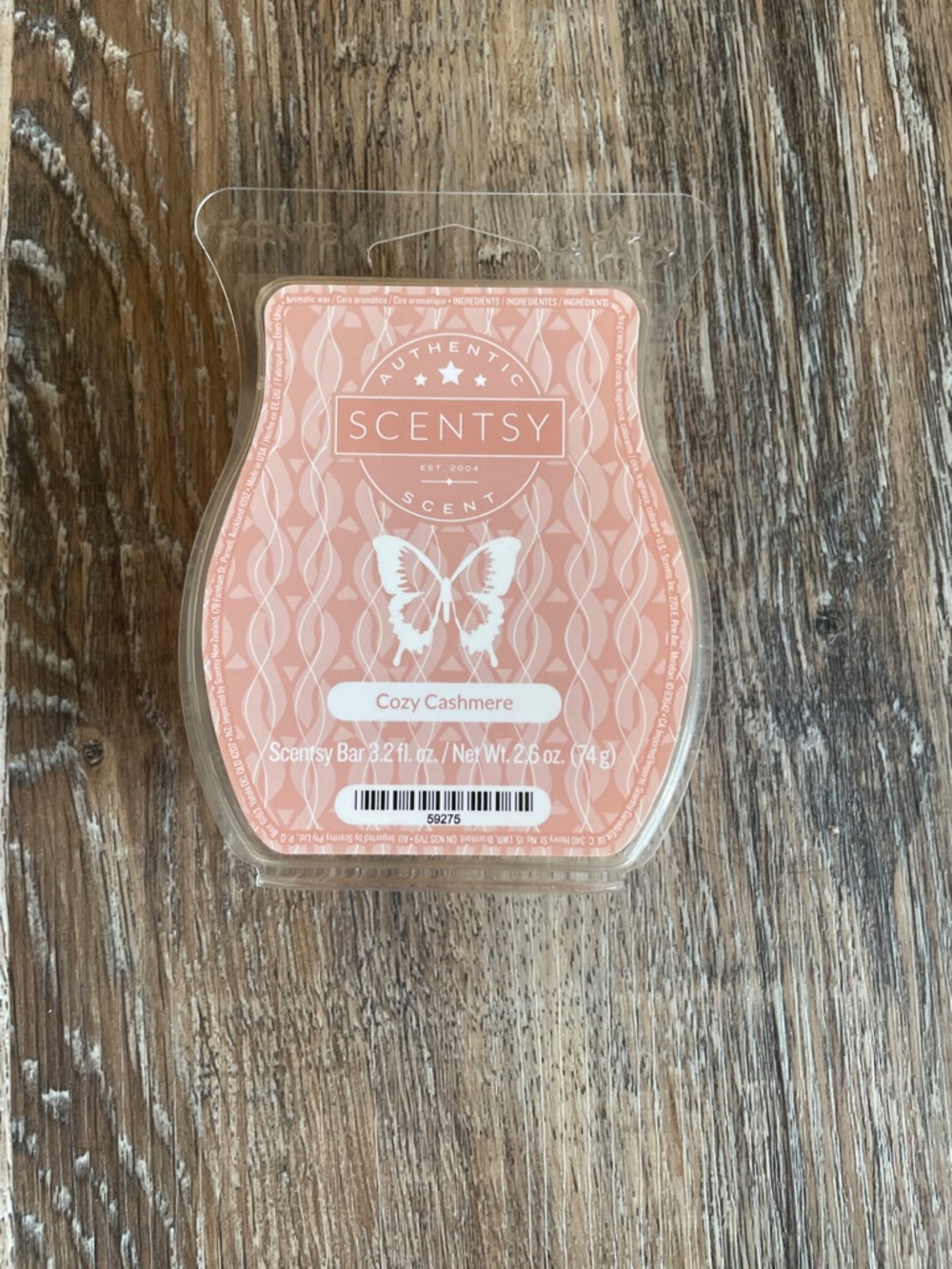 Scentsy Cozy Cashmere Wax Bar - full bar!